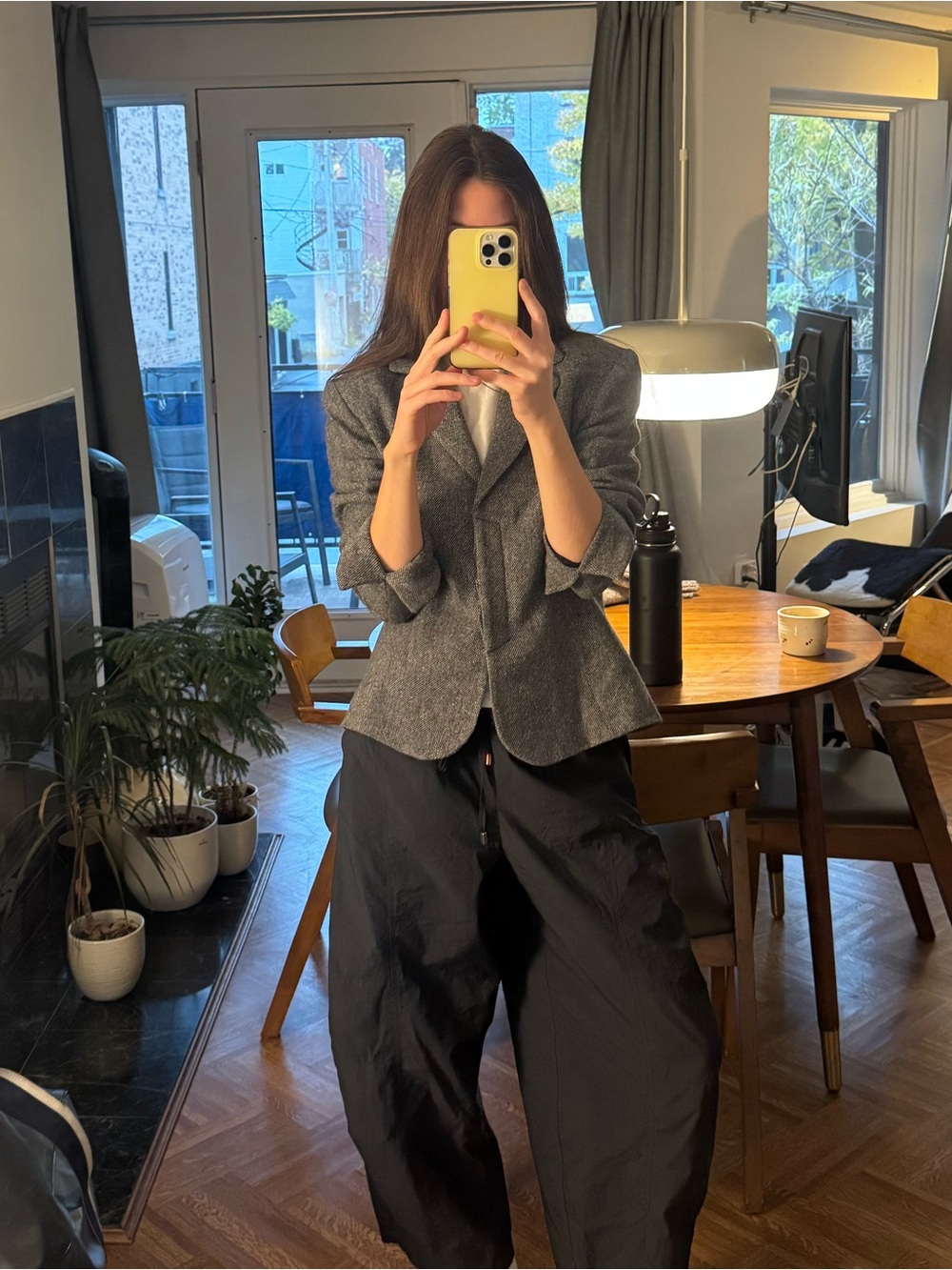Iris wool blazer made in Canada